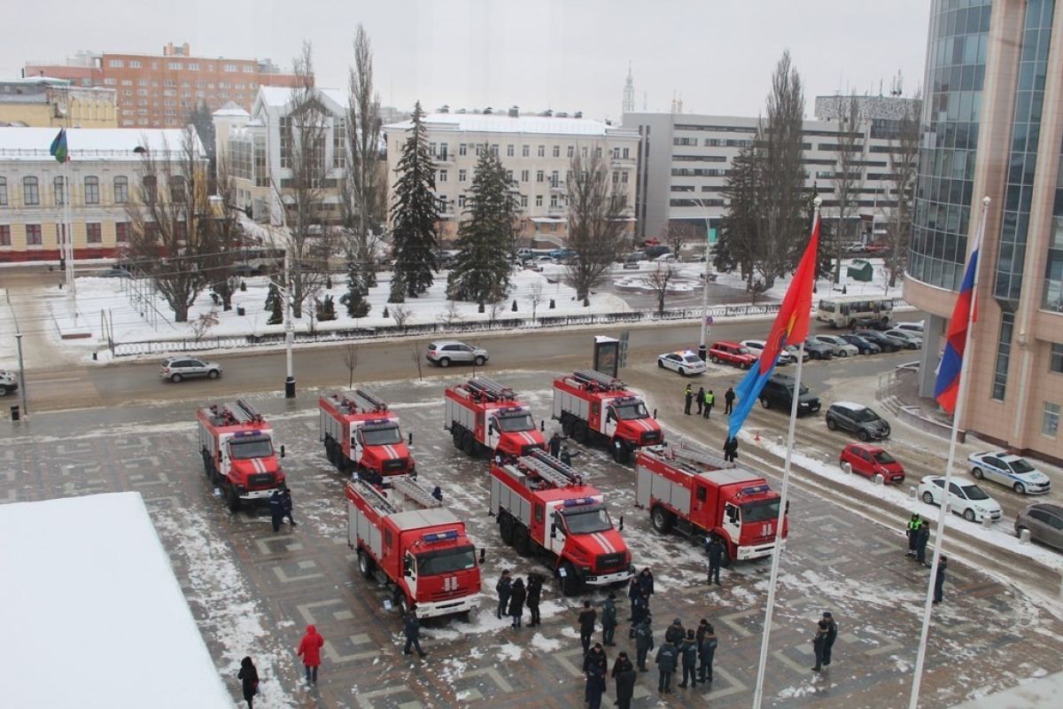 Тамбовские пожарные части получили новую технику