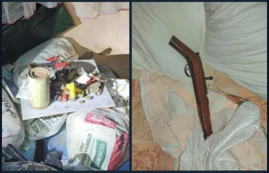 Обрез ружья и взрывчатое вещество хранил у себя в шкафу мужчина в Воронежской области