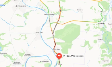 Пробка на 9 километров растянулась на федеральной трассе под Воронежем