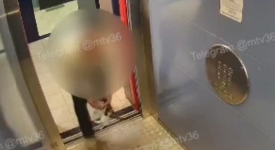 Бесчеловечный поступок женщины попал на видео в воронежском ЖК