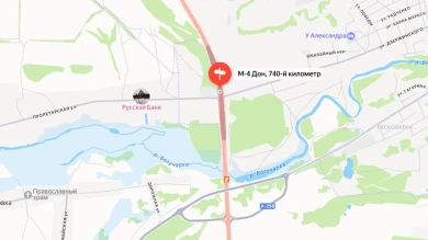 Движение перекрыли на трассе М-4 «Дон» в Воронежской области из-за ДТП