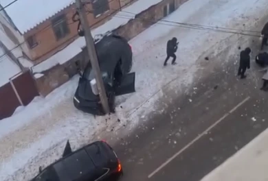 Появилось видео с места ДТП, где «Нива» насмерть сбила женщину в Воронеже