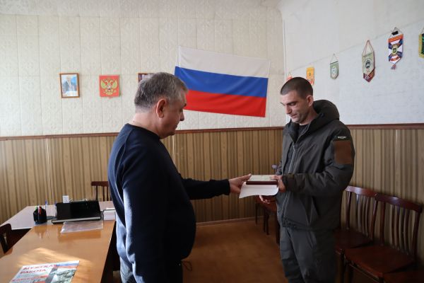 Ушедший на СВО командир танка награждён посмертно медалью «За отвагу» в Воронежской области
