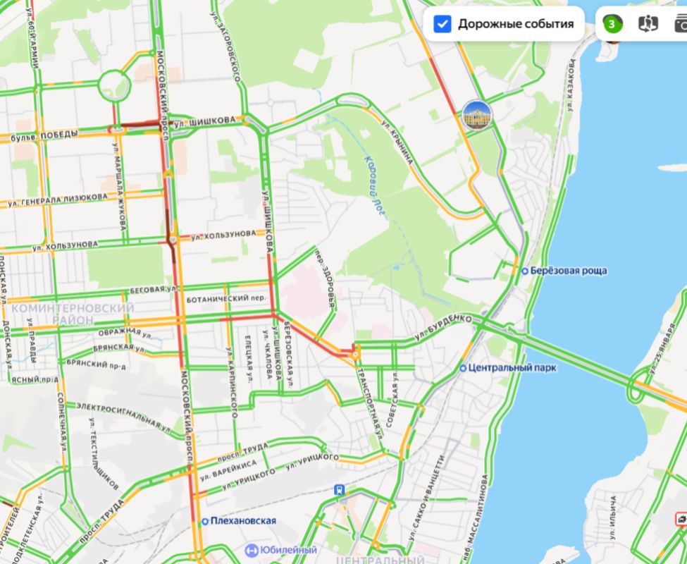 5-километровая пробка сковала Московский проспект&nbsp;