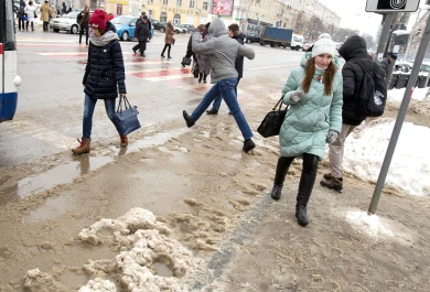 Затяжные ливни со снегом накроют Воронеж