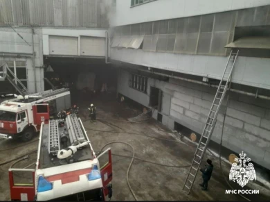 Завод «Янтарь» вспыхнул в Воронеже