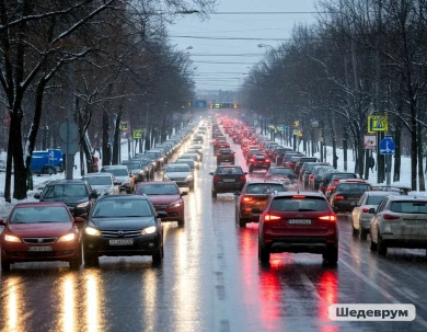 До ужасающих масштабов разрослись пробки в Воронеже 