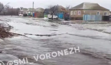 Дамбу прорвало в районе Воронежской области — о последствиях рассказали власти