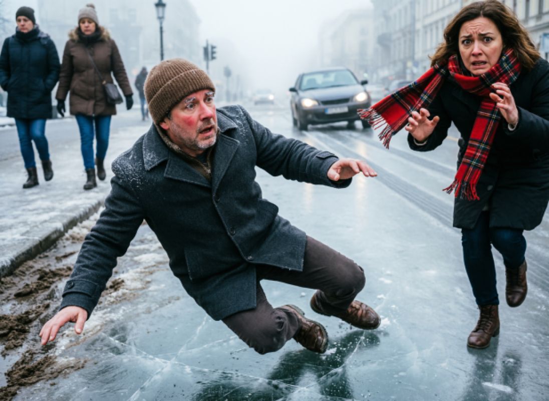 Липецк второй день не может справиться с ледяным апокалипсисом