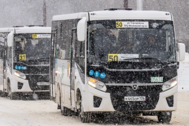 Несколько автобусов изменили маршрут из-за коммунальной аварии в Воронеже 