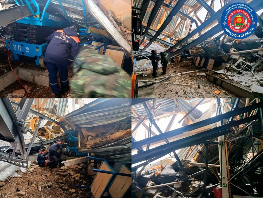 Спасатели завершили разбор завалов на липецком заводе «Моторинвест»