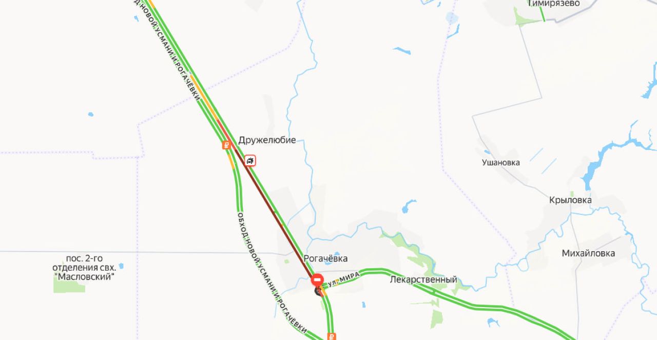 6-километровая пробка сковала трассу М-4 «Дон» под Воронежем