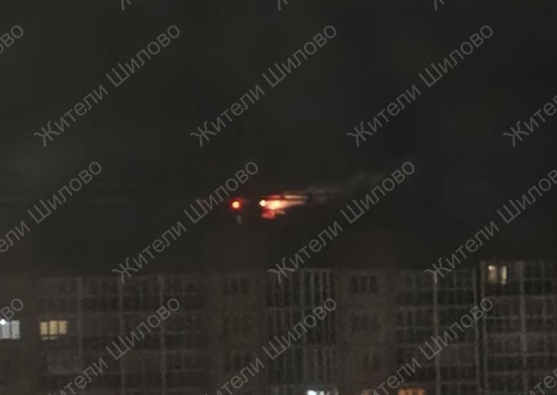 Башенный кран загорелся в воронежском микрорайоне&nbsp;