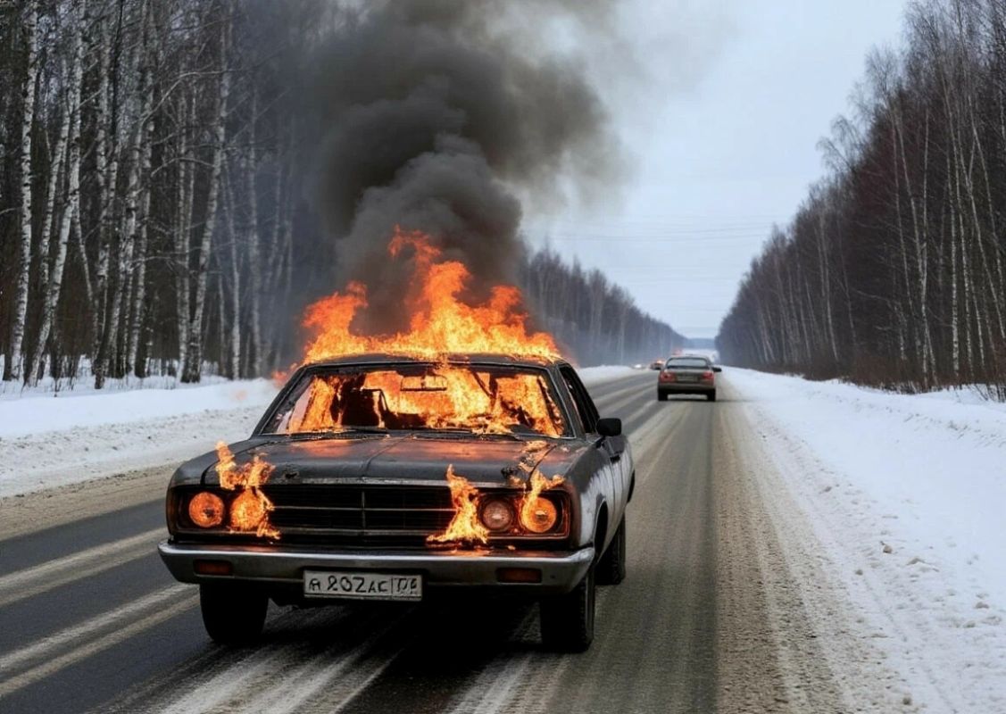 Липчанин на трассе подорвался на газовом баллончике, пытаясь согреться в машине