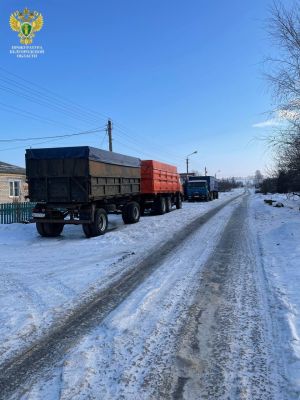 Белгородская прокуратура прикрыла незаконную стоянку фур в жилой зоне