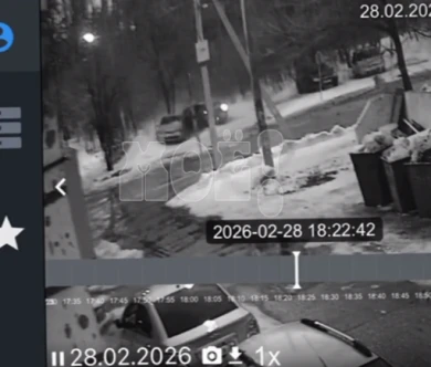 Иномарка на скорости протаранила припаркованное авто в Воронеже (ВИДЕО)