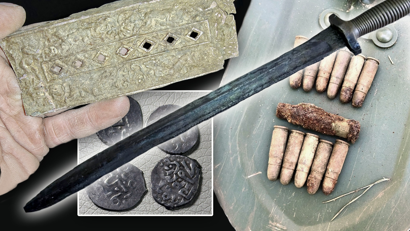 Стрелы, копья, бивни мамонта