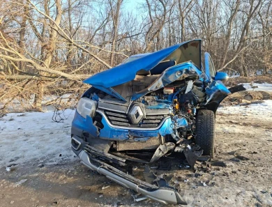 Четыре человека пострадали в жёстком лобовом ДТП из-за непогоды