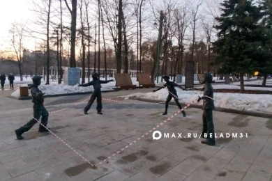 Исчезнувшая скульптура из парка Белгорода нашлась на производственной базе