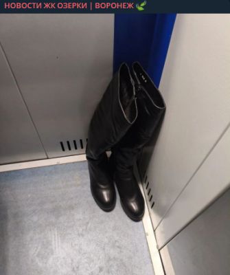 «Раздевалась на ходу?» Странную картину в лифте сняли на фото воронежцы 