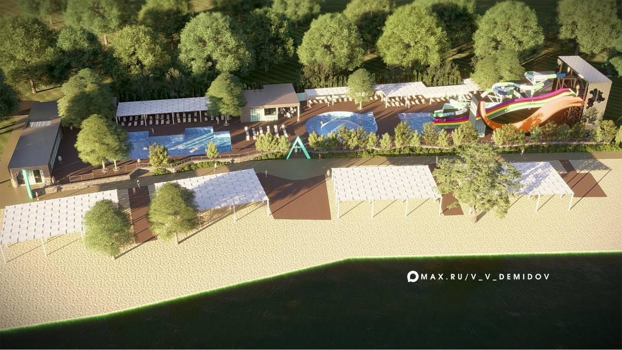 В Белгороде к 1 июня запустят новый водный комплекс с бассейнами и горками