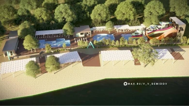 В Белгороде к 1 июня запустят новый водный комплекс с бассейнами и горками
