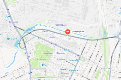 Проезд в Воронеже закрыли из-за подтопления 