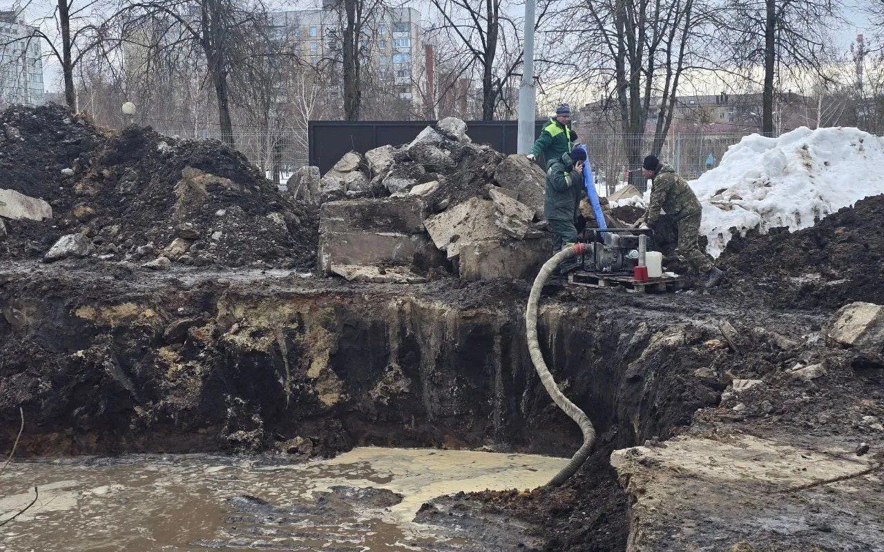 В парке Памяти Белгорода началась загадочная стройка