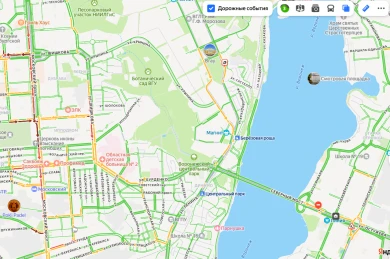 Колоссальная пробка сковала Московский проспект утром