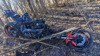 Мотоциклист слетел с дороги и погиб в Воронежской области