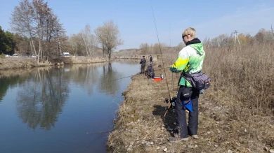 Впервые воронежские соревнования по спортивной рыбалке прошли на реке Тавровка