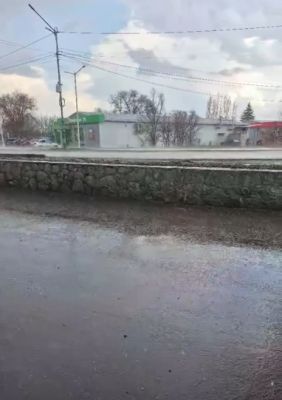 Град обрушился на Воронежскую область в апреле