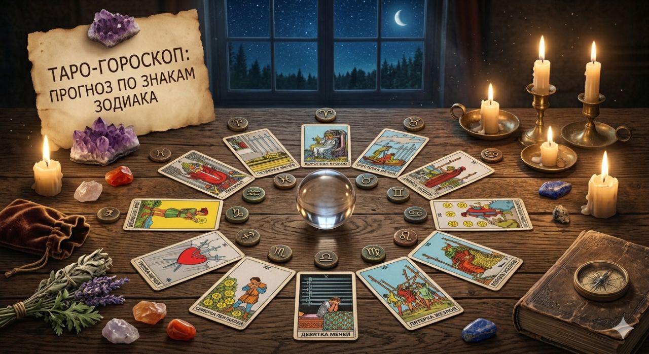 Овнам стоит взять паузу, а Скорпионам — запастись терпением. Советы карт Таро для всех знаков зодиака