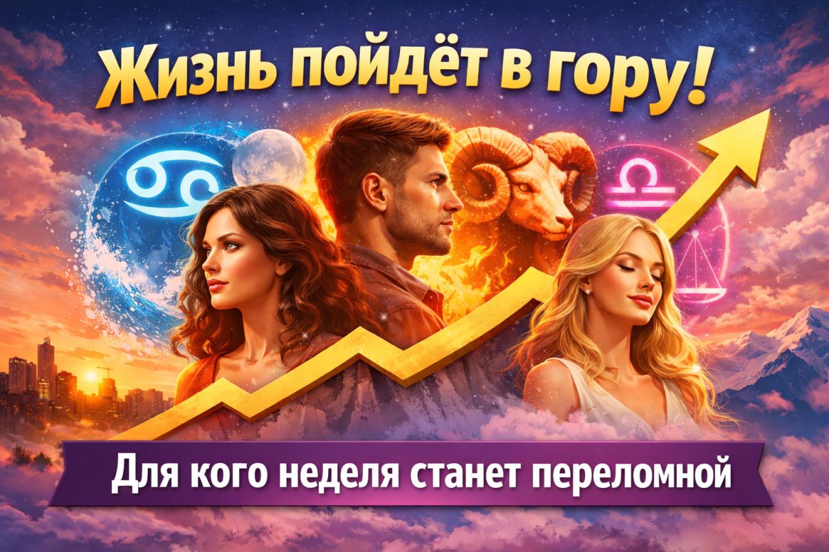 Жизнь пойдёт в гору: 3 знака зодиака, для которых неделя с 7 по 13 апреля станет поворотной