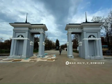 Воссозданную по фотографиям уникальную арку откроют в Белгороде в конце апреля