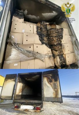 Белгородец сжег дымовой шашкой рефрижератор с яйцами на 2 млн рублей
