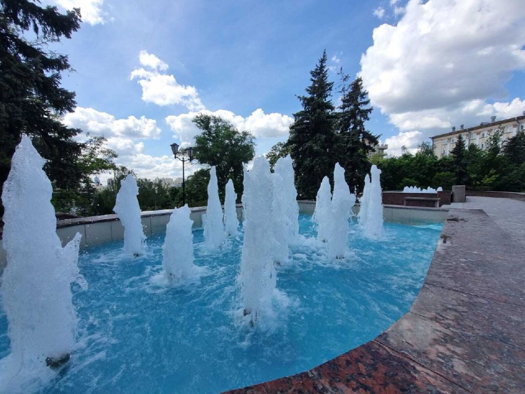 В Липецке с 1 мая запустят семь фонтанов