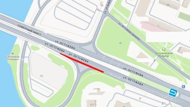 На месяц запретят съезд с Северного моста