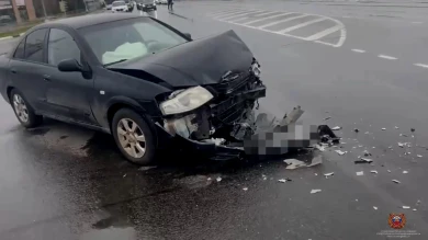 В жестком ДТП на белгородской трассе пострадала автоледи на иномарке