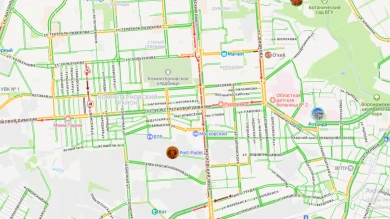 Пробка длиной почти три километра сковала Московский проспект