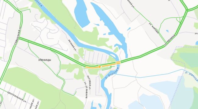 Мост перекрыли под Воронежем