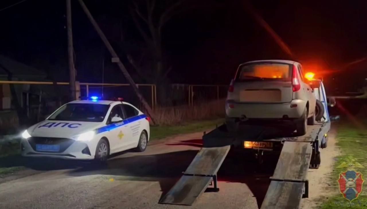 Пьяного ребёнка за рулём авто остановили в Воронежской области