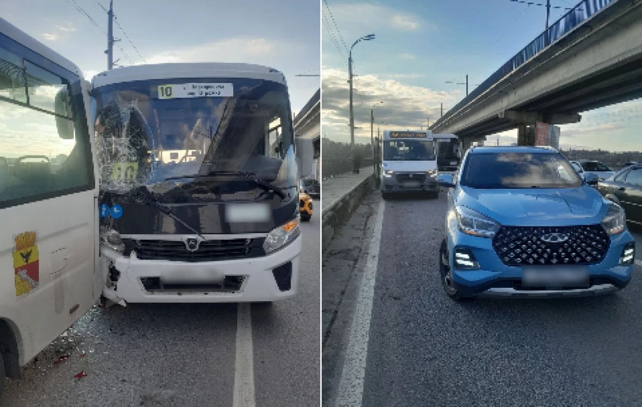 Выяснилось, есть ли пострадавшие в ДТП с двумя автобусами на воронежском мосту