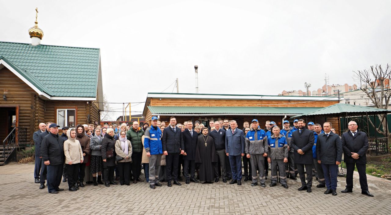 Газпром обеспечил теплом храм и&nbsp;дом участника СВО из&nbsp;Воронежской области &nbsp;