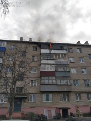 В Шебекино от удара дрона загорелась пятиэтажка