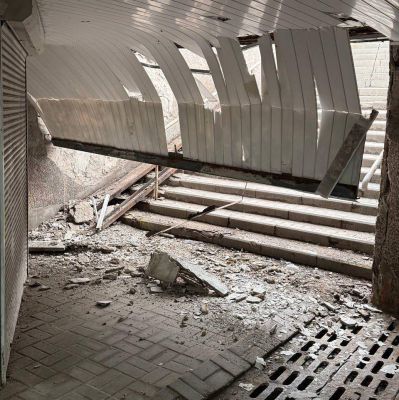 В Белгороде обрушился подземный переход у остановки «Сокол»