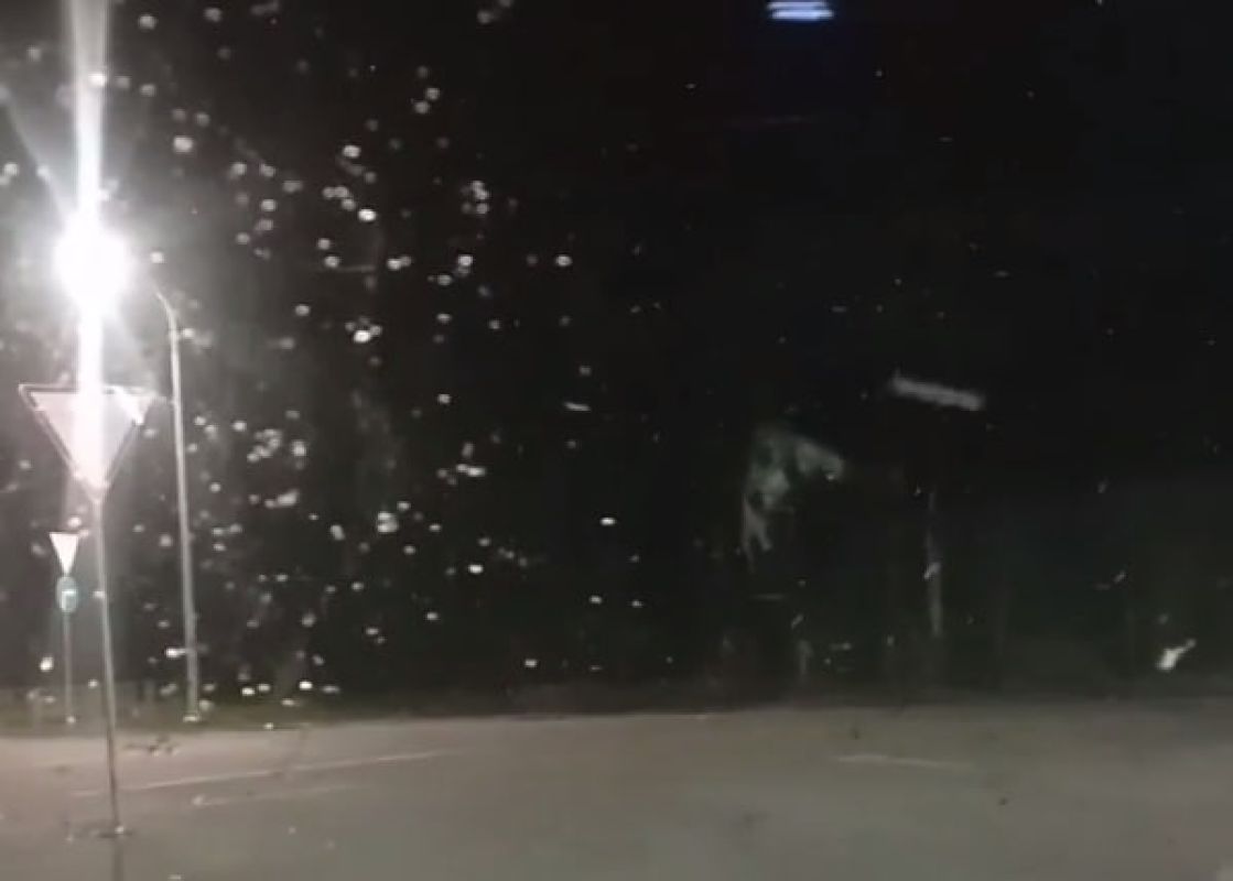 Снег накрыл Воронеж (ВИДЕО)