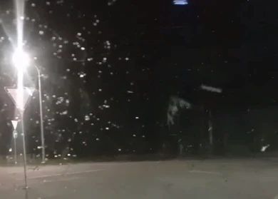 Снег накрыл Воронеж (ВИДЕО)