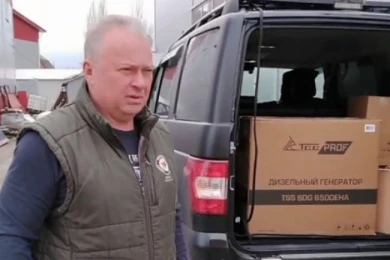 Генератор и оборудование для сварочных работ передали воронежцы «за ленточку» 