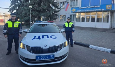 Белгородские полицейские доставили задыхающегося младенца в больницу
